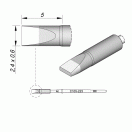Картридж-наконечник JBC C105-223 лопатка, 2,4 х 0,6 мм