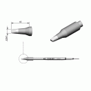 Картридж-наконечник JBC C245-907 лопатка 2,2 х 1,0 мм