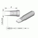 Картридж-наконечник JBC C105-214 лопатка, 1.8 х 0.5 мм
