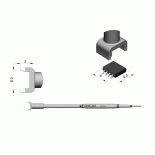 Картридж-наконечник JBC C245-303 6,0 x 6,5 мм (для SO компонентов)