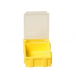 Коробка антистатическая для SMD 40x37x15 мм желтая, с прозрачной крышкой 5101.Y.882