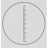 Шкала измерительная настольная 25 мм (цена деления 0,1 мм) арт VS4/0005 для LYNX