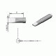 Картридж-наконечник JBC C105-114 лопатка, 1.8 х 0.5 мм