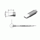 Картридж-наконечник JBC C245-908 лопатка 4,8 х 1,5 мм (высокая теплопередача)